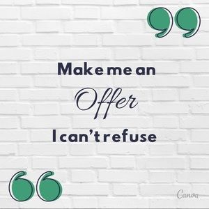👉Make me an Offer👈